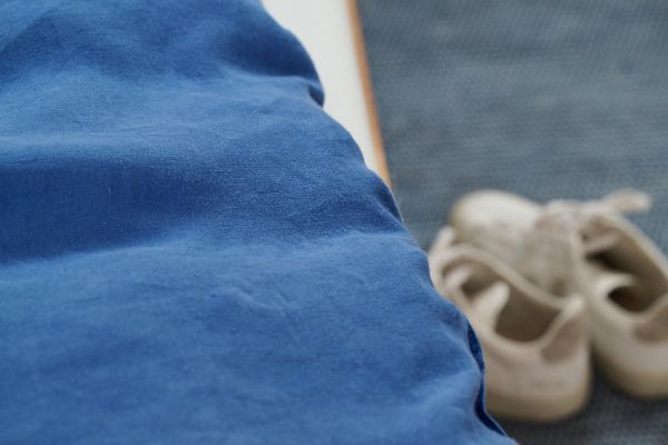 Kissenbezug Lotta royal blue aus Hanf einkaufen