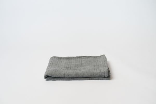Plaid Volterra stone (GOTS) einkaufen