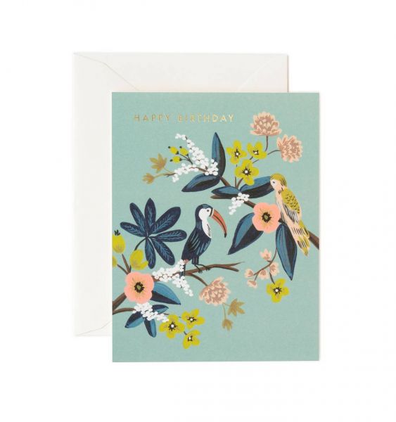 Geburtstagskarte Tukan