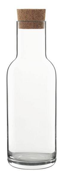 schlichte Flasche mit Korken