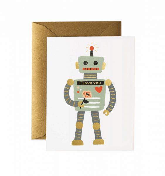 Liebeskarte Roboter