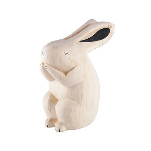 Holzfigur Hase