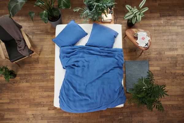 Lavie Hanf-Duvetbezug Lotta royal blue einkaufen