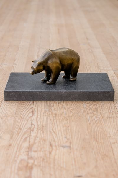 Tierfigur Bär aus Bronze