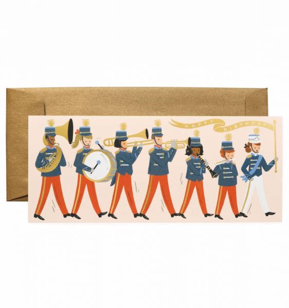 Geburtstagskarte Marching Band