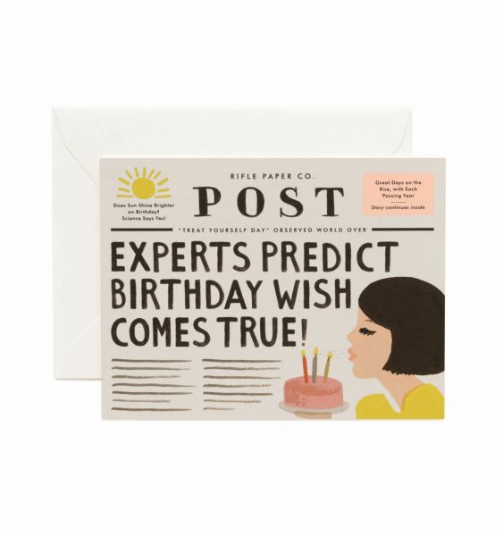 Geburtstagskarte Experts Predict