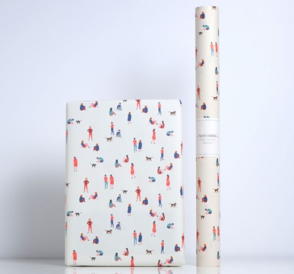 Geschenkpapier Spaziergänger