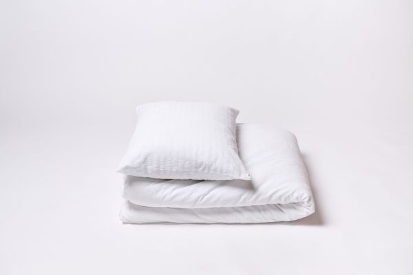 Bettwäsche Seersucker Kemeri white GOTS